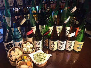 飲み方のご提案や飲み比べサービスも