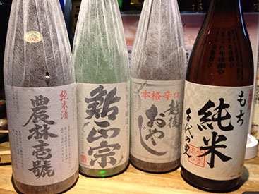 飲み方のご提案や飲み比べサービスも